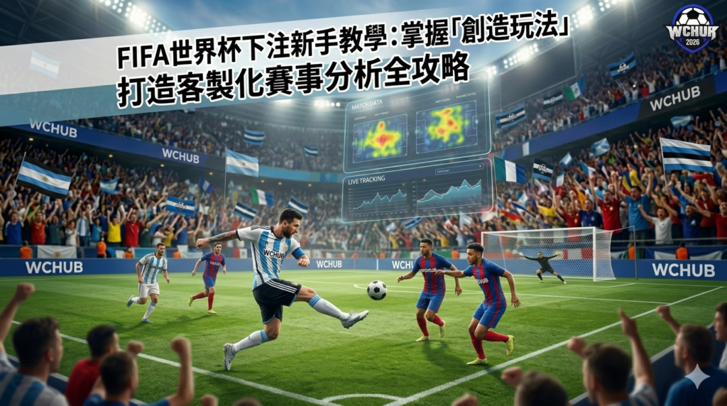 FIFA 世界杯「創造玩法」客製化分析教學：球員射門實況與數據面板 FIFA World Cup "Build-a-Bet" Custom Analysis Guide: Shooting Action with Live Data Interface