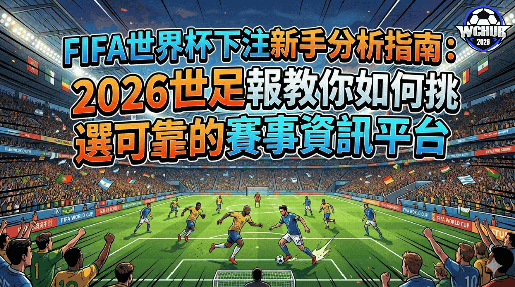 FIFA World Cup Soccer Information Platform Comic Banner