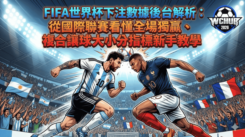 FIFA World Cup Sports Data Analytics Guide: Stylized Comic Infographic Banner